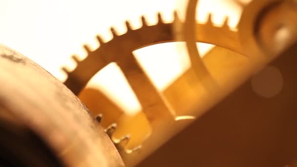 Механізм годинника — стокове відео